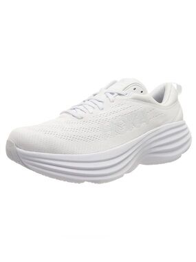 HOKA ONE ONE Bondi 8 Womens Shoes, White/White, 7👟🤍✨